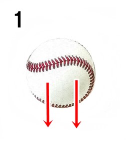 キャッチボールの基本 縦回転のボール フォーシーム の投げ方